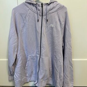 Nike Light Purple Full-Zip Hoodie